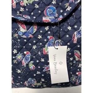 Vera Bradley  Holiday Owls Bright Tote Navy New with Tags Holiday Owls
